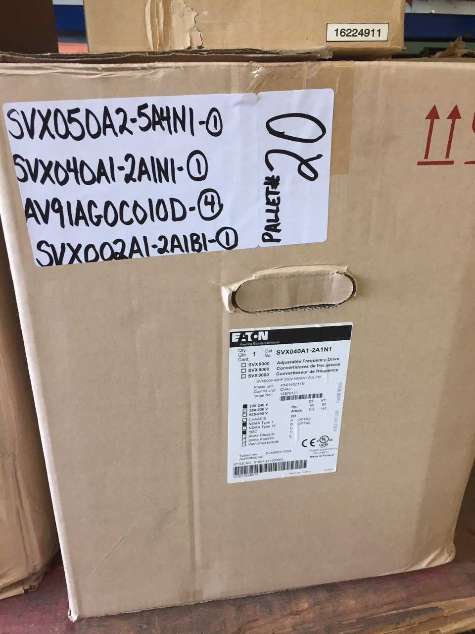 Lot of Eaton Frequency Drives - MOTOR DRIVES