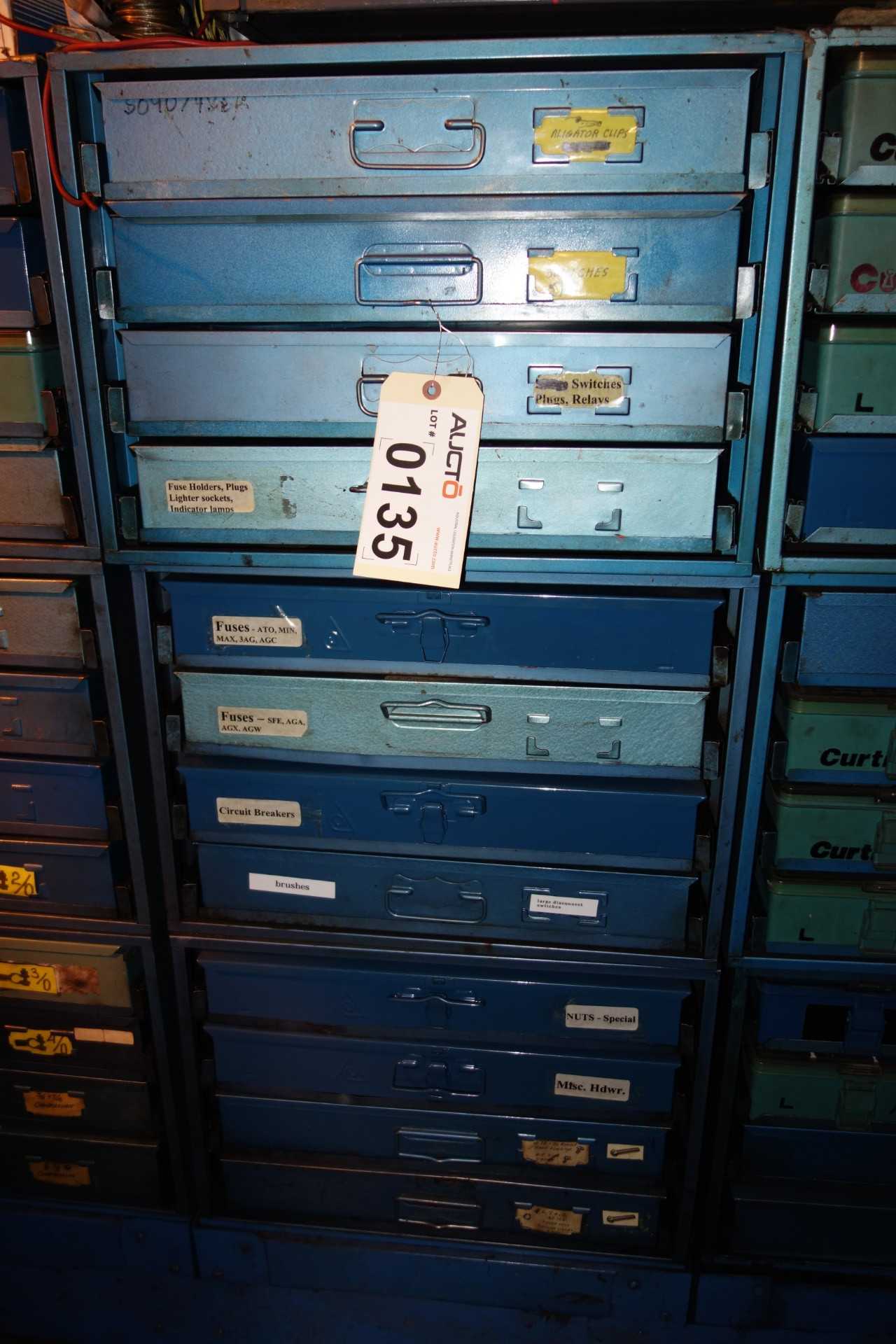 CONTENTS WITH CURTIS TOOLBOX, ELECTRICAL MRO - ELECTRICAL COMPONENTS