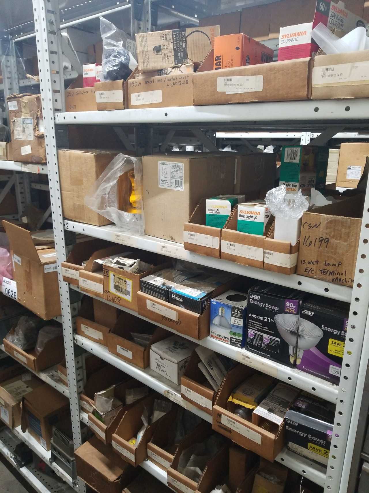 CONTENTS OF 3 SHELVES MRO , ELECTRICAL - MISCELLANEOUS