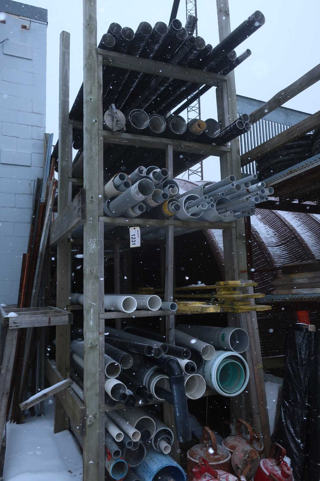 LOT OF ASSORTED PVC PIPE FITTINGS, VARYING SIZES - PROCESS EQUIPMENT