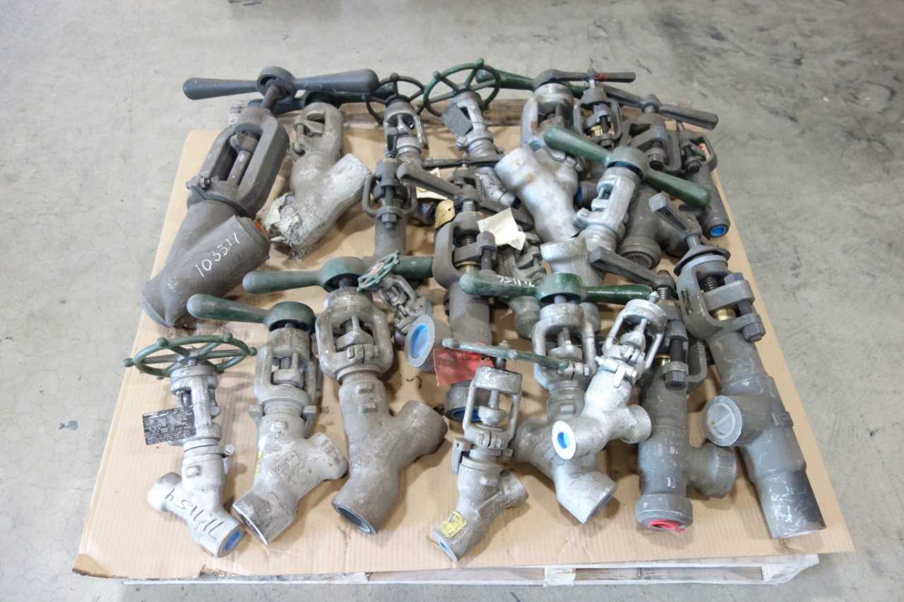 1 PALLET OF ASSORTED VALVES - VALVES