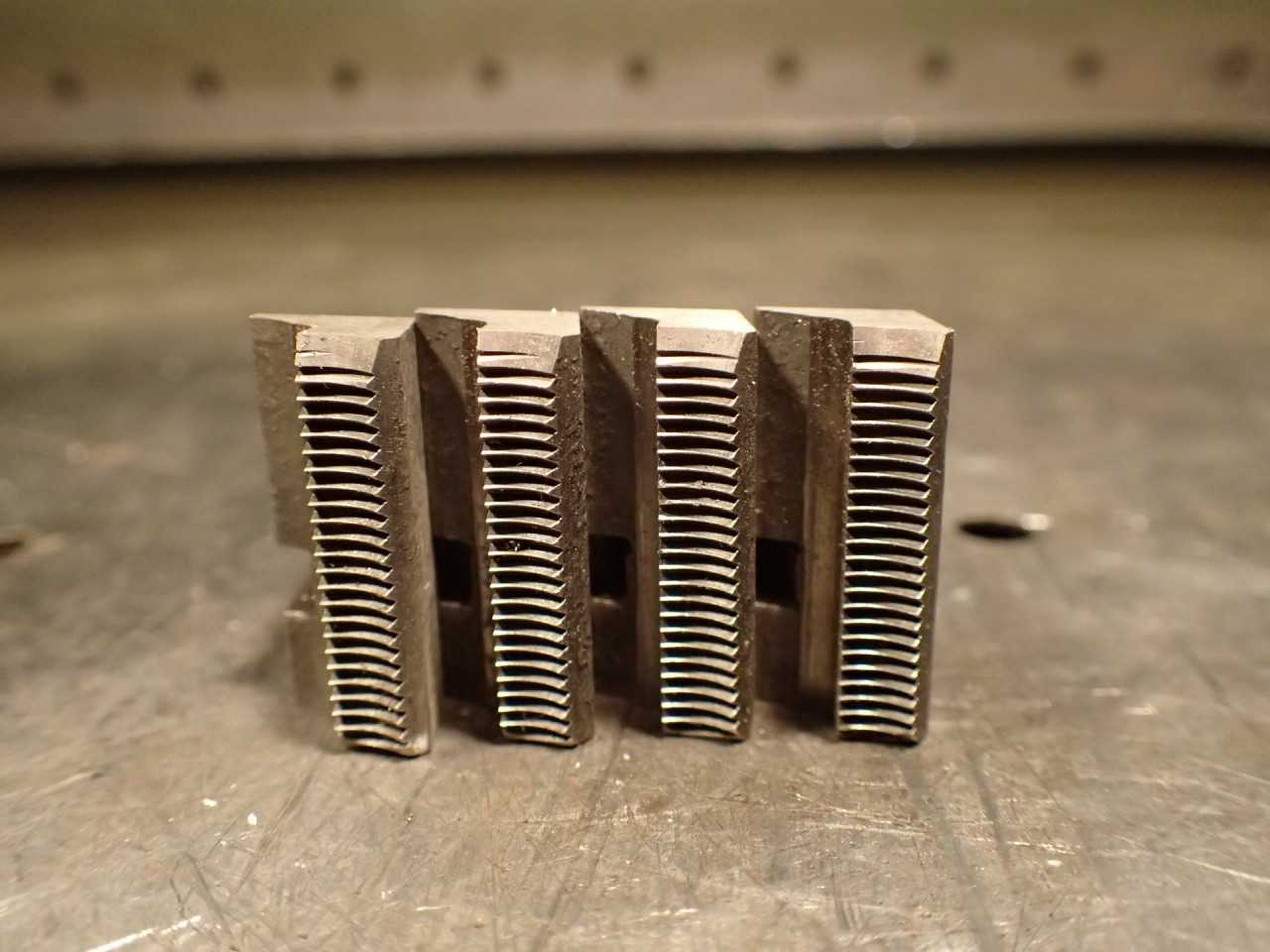 Geometric 3/8" -24 NF Thread Threading Chasers for 3/4" -D & -DS Die Heads: Used - MACHINING ACCESSORIES & TOOLING