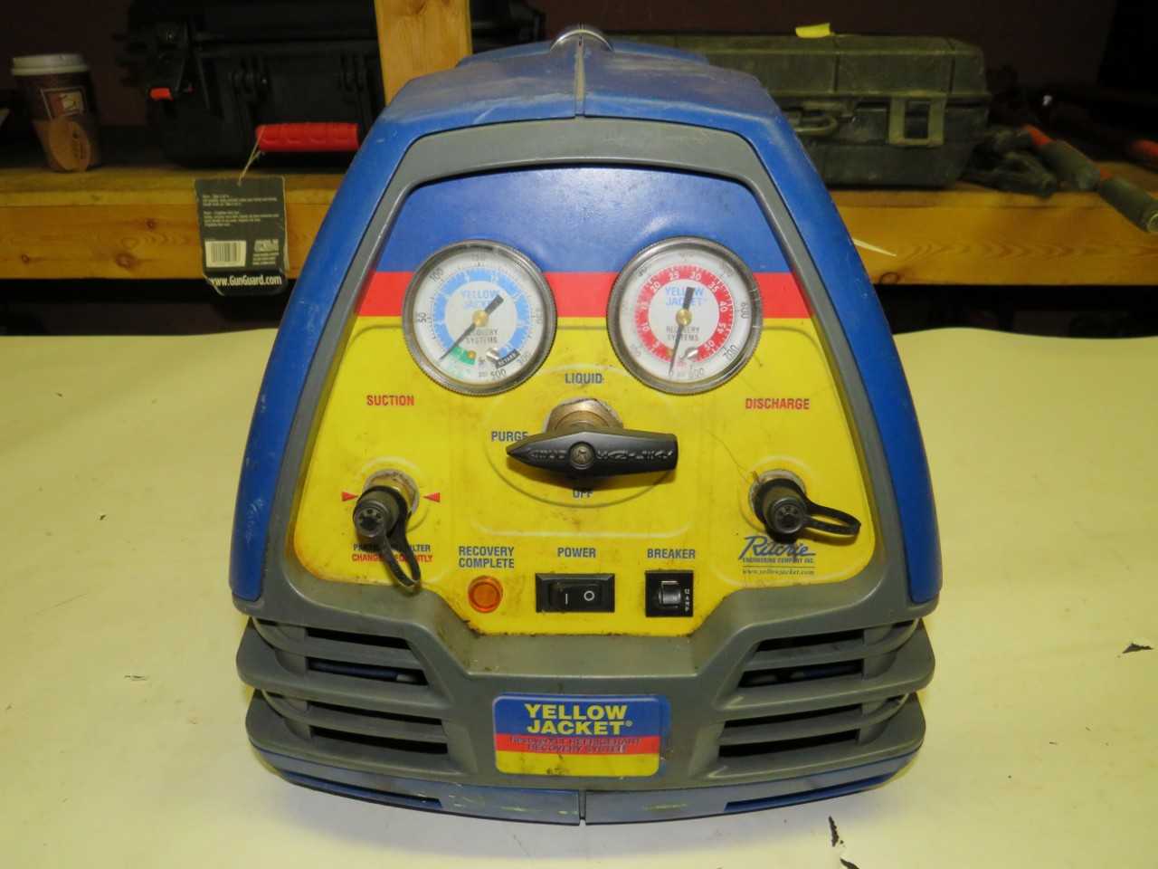 YELLOW JACKET 95760 REFRIGERANT RECOVERY SYSTEM - MISCELLANEOUS
