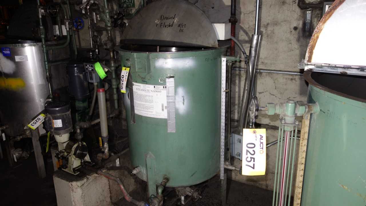 STEEL STEAMATE NA0660 TANK (DRAINED) - PROCESS EQUIPMENT