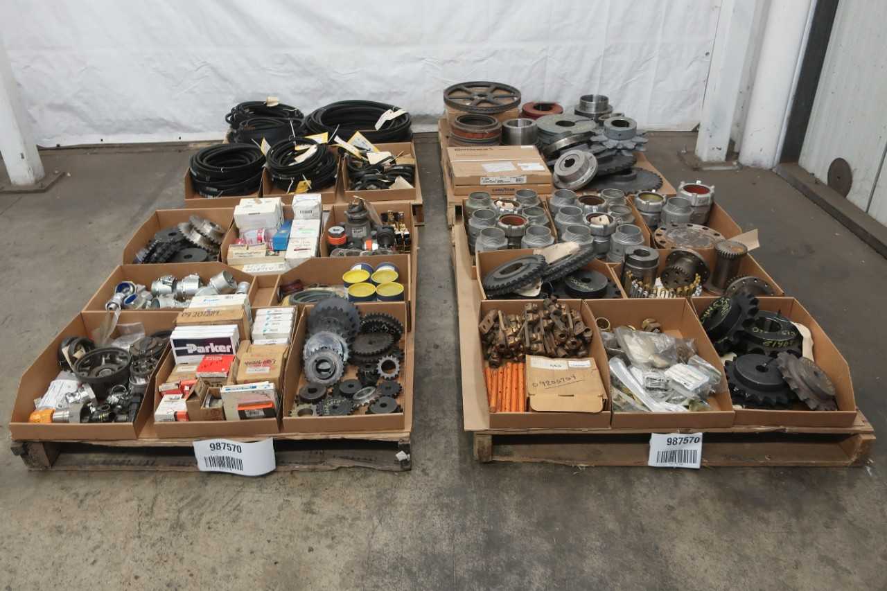 4 PALLETS OF ASSORTED POWER TRANS - ELECTRICAL COMPONENTS