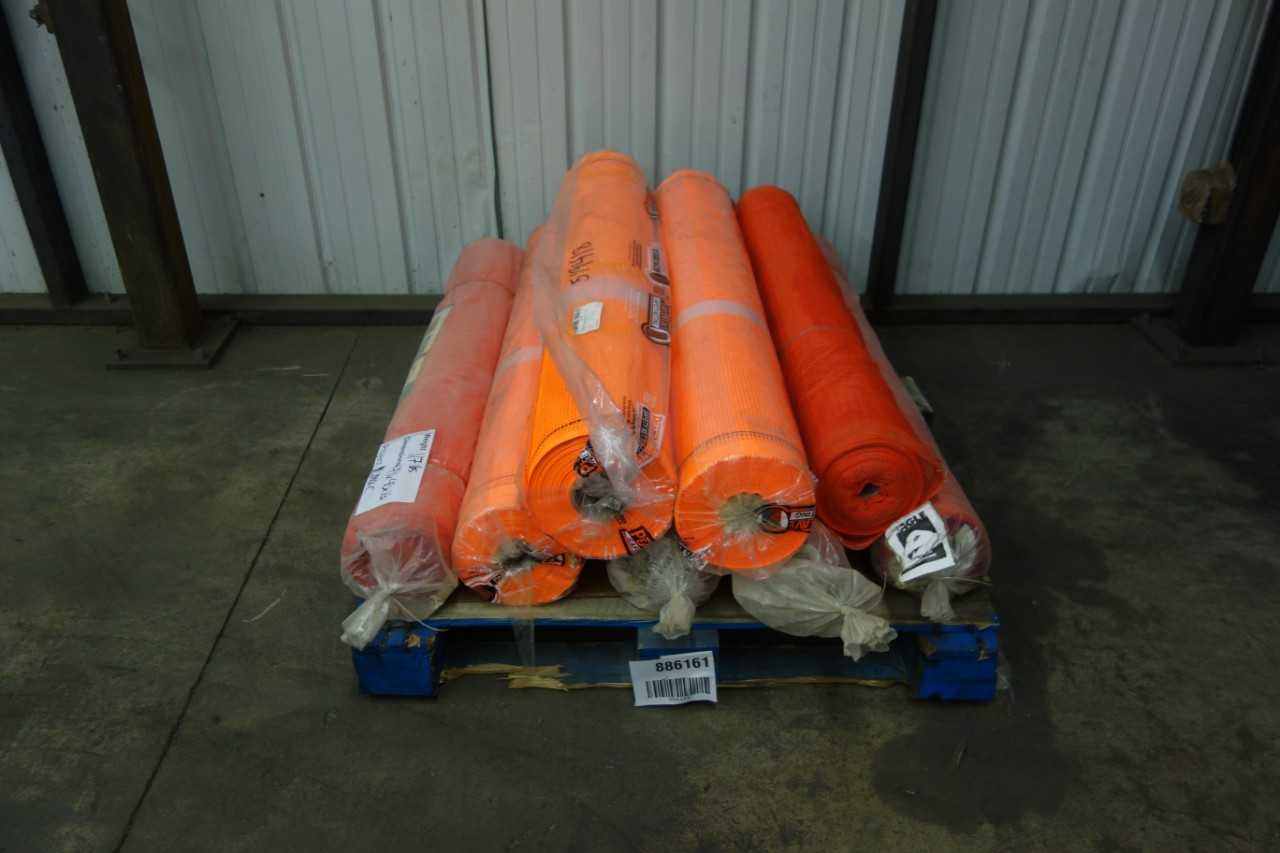 PALLET OF HIGH VISIBILITY MESH SAFETY NETTING - SAFETY EQUIPMENT