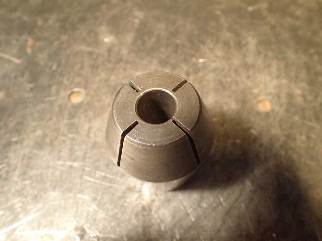 Universal Engineering Series ZZ Double Taper Collet: 1/2" Round Smooth - HOLEMAKING TOOLS