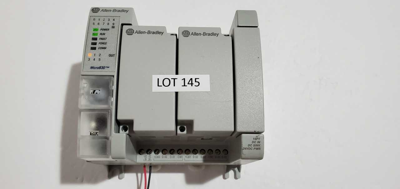 Allen Bradley Micro 830 2080-LC30-16QVB PLC - AUTOMATION & CONTROLS