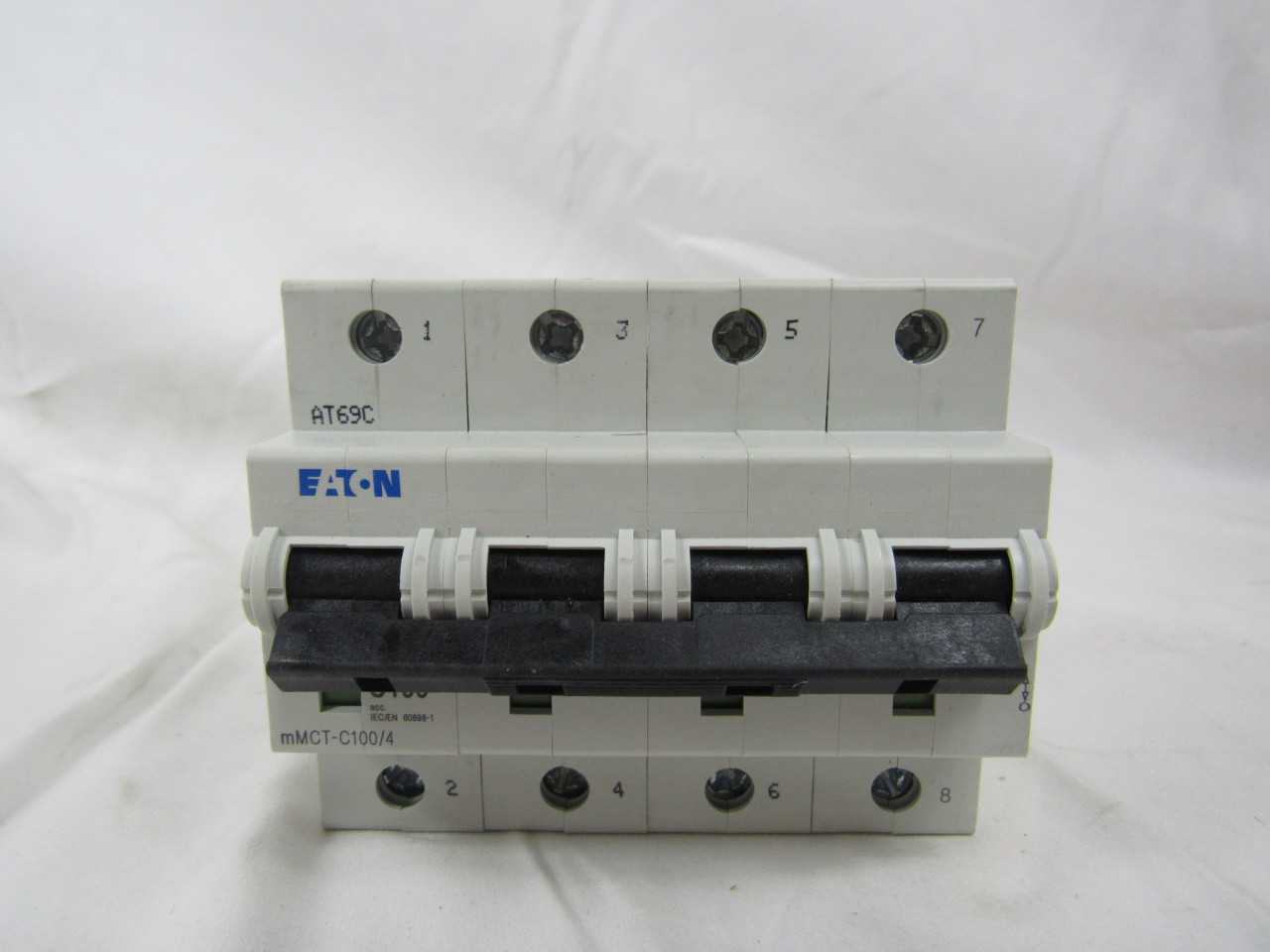 (25) Eaton mMCT-C100/4 Plug In 4P 100A 120/240VAC 50/60Hz - ELECTRIC POWER TOOLS