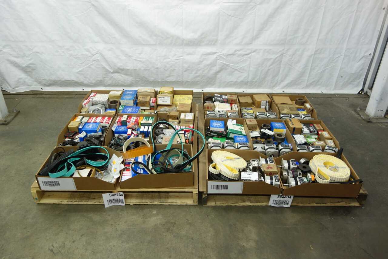 2 PALLETS OF ASSORTED POWER TRANSMISSION REPLACEMENT PARTS - POWER TRANSMISSION