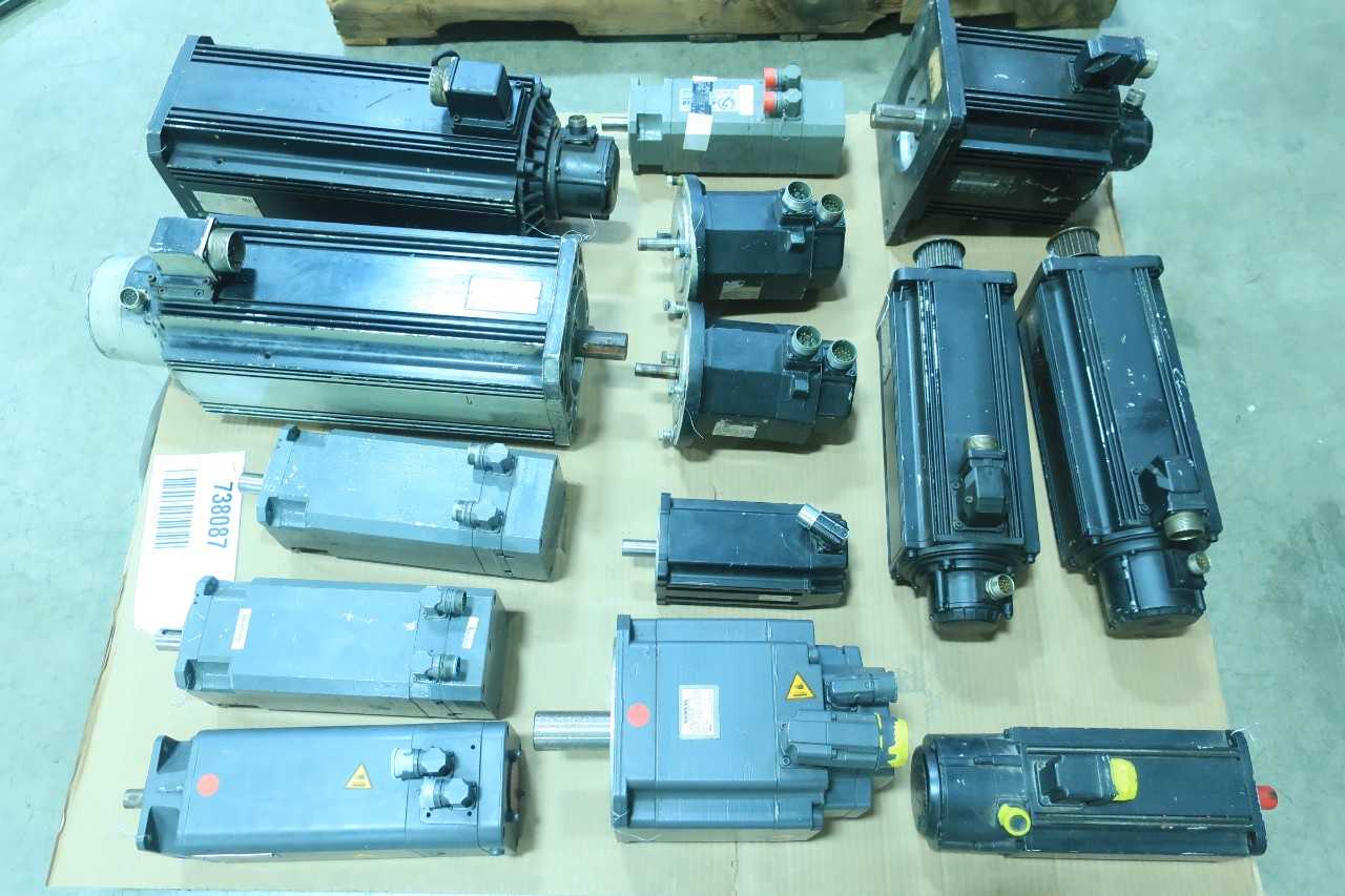 1 PALLET OF SERVO MOTORS- SIEMENS, ALLEN BRADLEY, INDRAMAT - SERVO