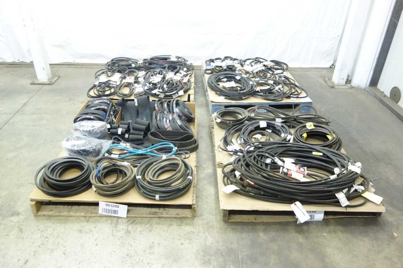 4 PALLETS OF ASSORTED V-BELTS - BELTS