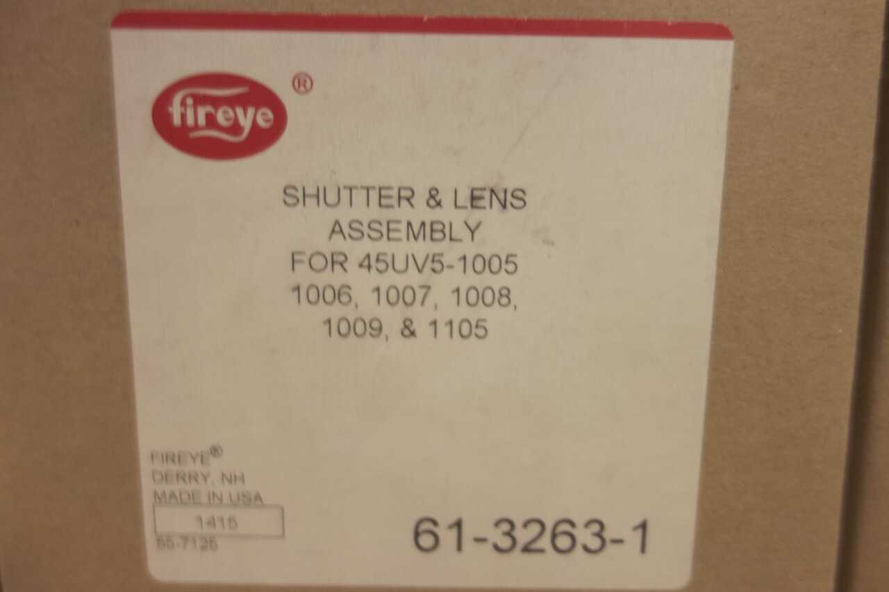 LOT 4 FIREYE SHUTTER LENS ASSEMBLIES - AUTOMATION & CONTROLS