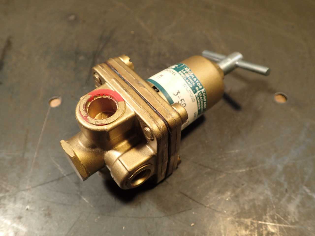 Watts 3-263A Model M 3-50 PSI 3-Way Water #2 Oil Pressure Reducer Regulator: NOS - PRESSURE REDUCING REGULATOR VALVE