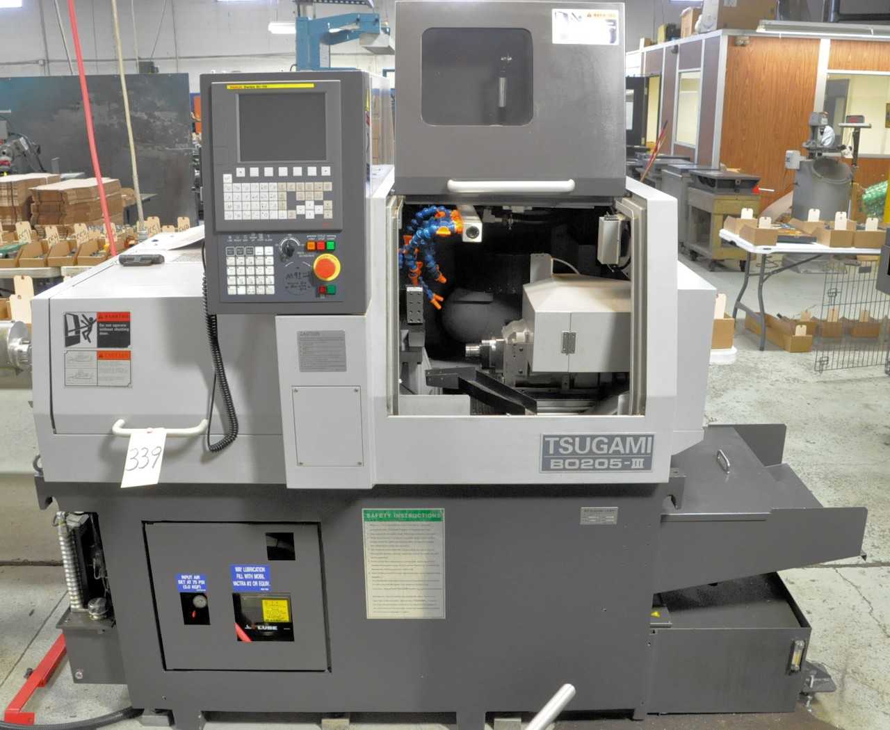 Tsugami Model B0205 III CNC Swiss Lathe 2015 - CNC LATHES