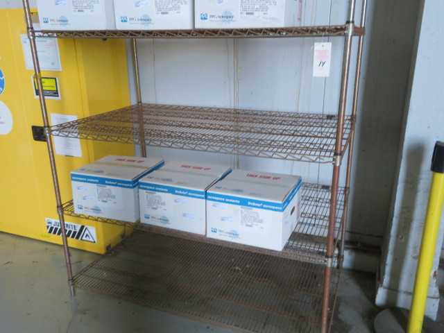 Rack with contents - MISCELLANEOUS