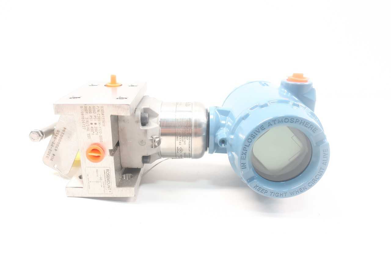 ROSEMOUNT 3051S2CG5A2A11A1AC8E5Y2M5P1Q4Q8QTT1 PRESSURE TRANSMITTER - INSTRUMENTATION