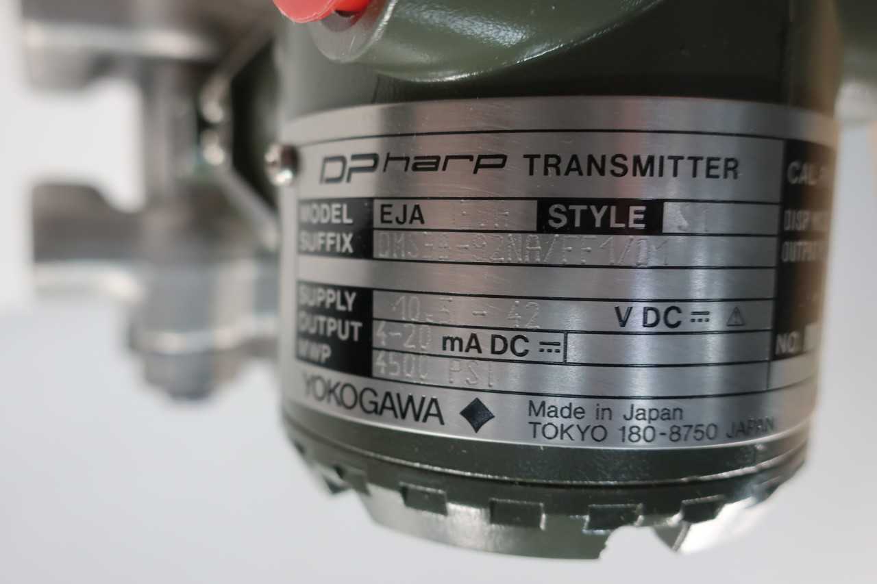 YOKOGAWA EJA130A-DMS3B-92NA/FF1/D1 PRESSURE TRANSMITTER - INSTRUMENTATION