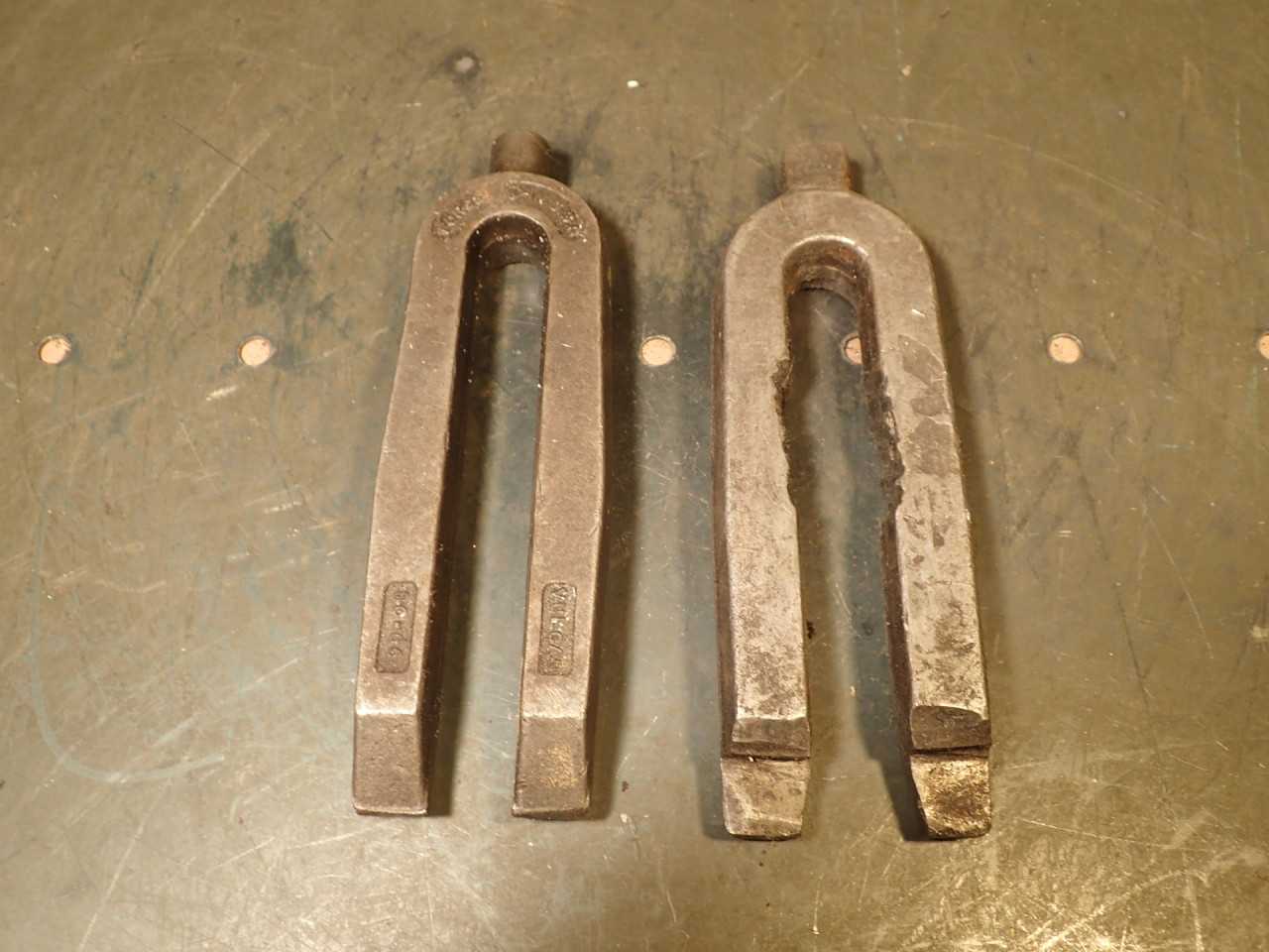2 Piece Set of Mill Milling Hold Down Straight Strap Clamps: 2" Wide 6-3/4" Long - END MILLS