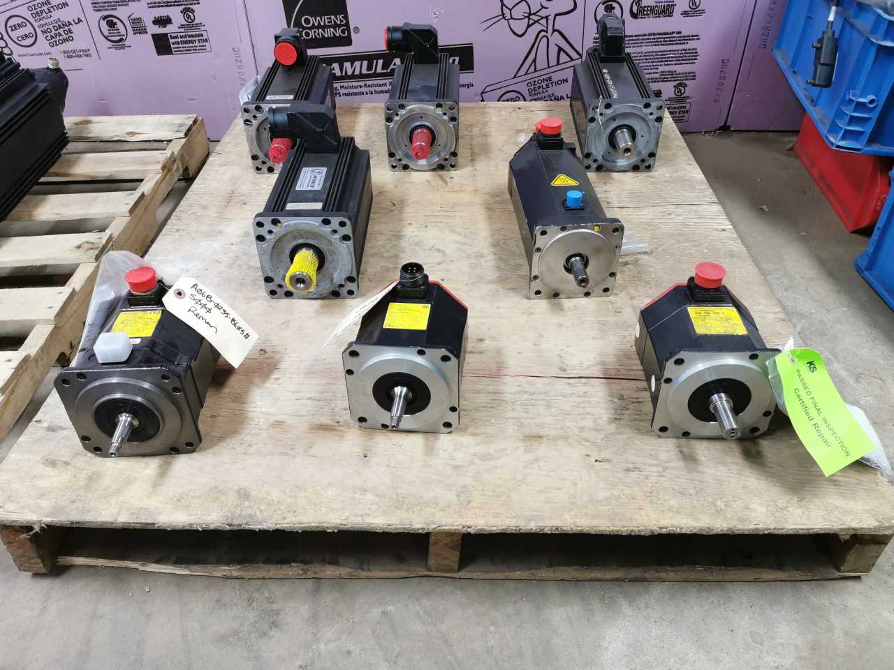Pallet of New & Refurbished Servo Motors - SERVO
