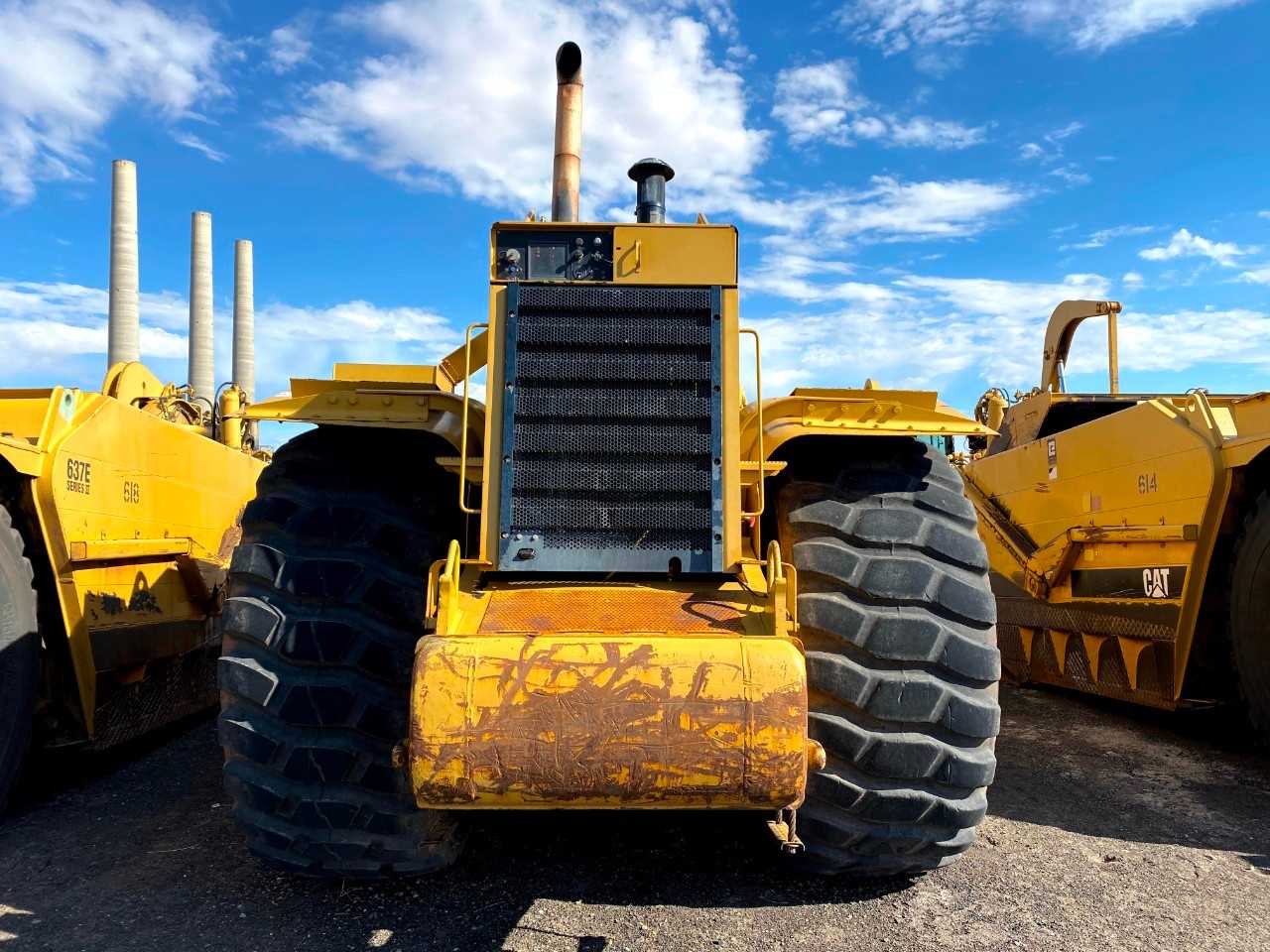 1992 Caterpillar 637E 50YD Coal Tractor Scraper - CONSTRUCTION