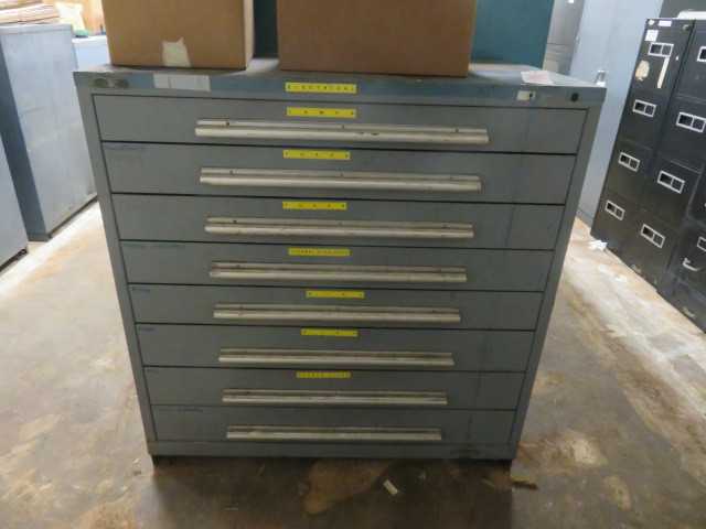 8 Drawer Tool Cabinet with contents - MISCELLANEOUS
