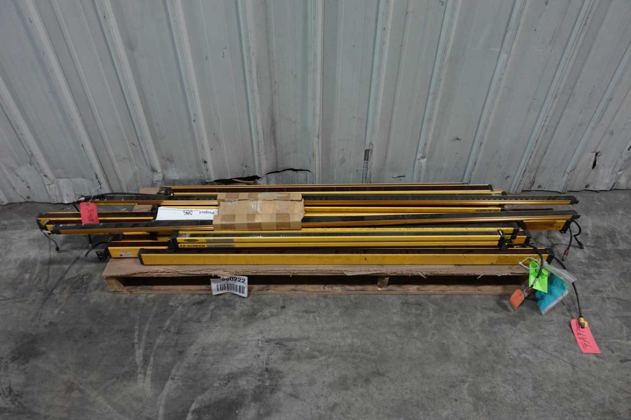 PALLET OF ASSORTED LIGHT CURTAINS - LIGHTING