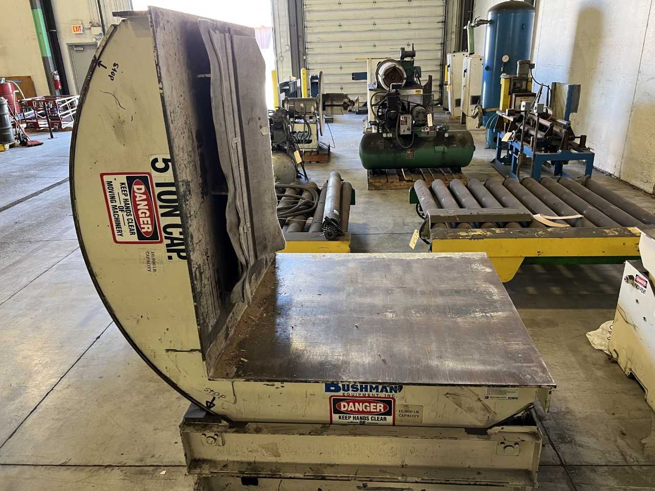 Bushman equipment coil upender model M9604 10,000lbs capicity - MACHINING ACCESSORIES & TOOLING