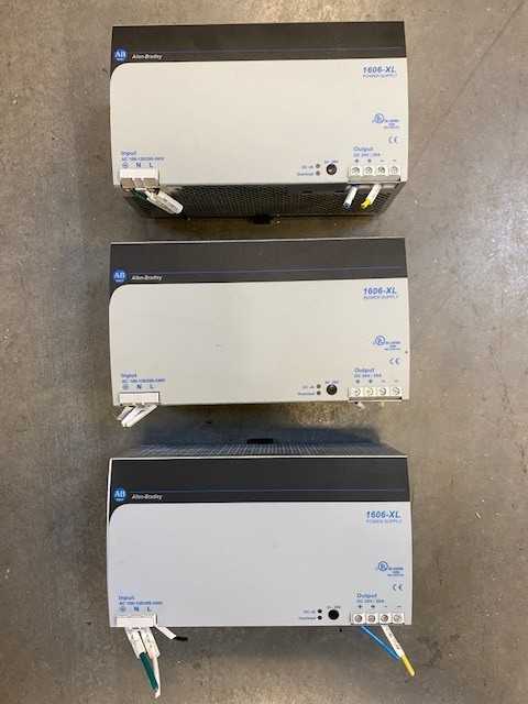 Lot of 3 Allen-Bradley 1606-XL480EP Series B Power Supply - New Open Box Item - ELECTRICAL PARTS