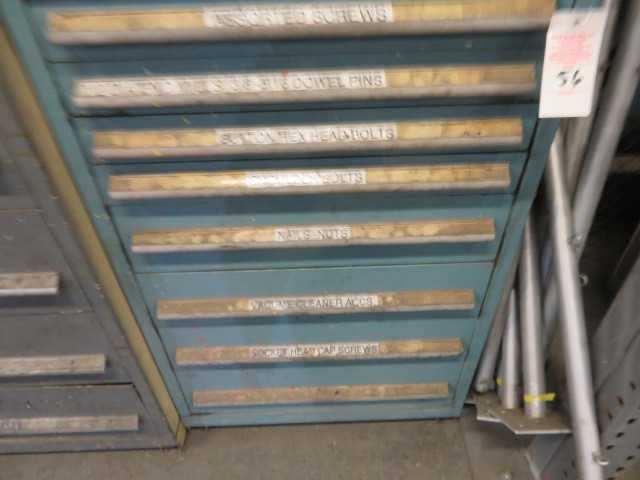 8 Drawer Stanley Vidmar and contents - MISCELLANEOUS