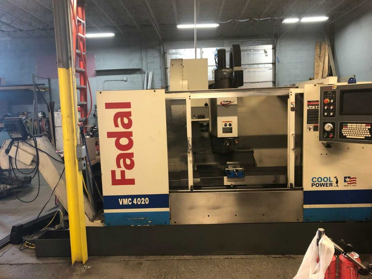 2002 Fadal VMC 4020HT - 10K RPM - Thru Spindle Coolant - Vise - Tool Holders - VERTICAL MACHINING CENTERS