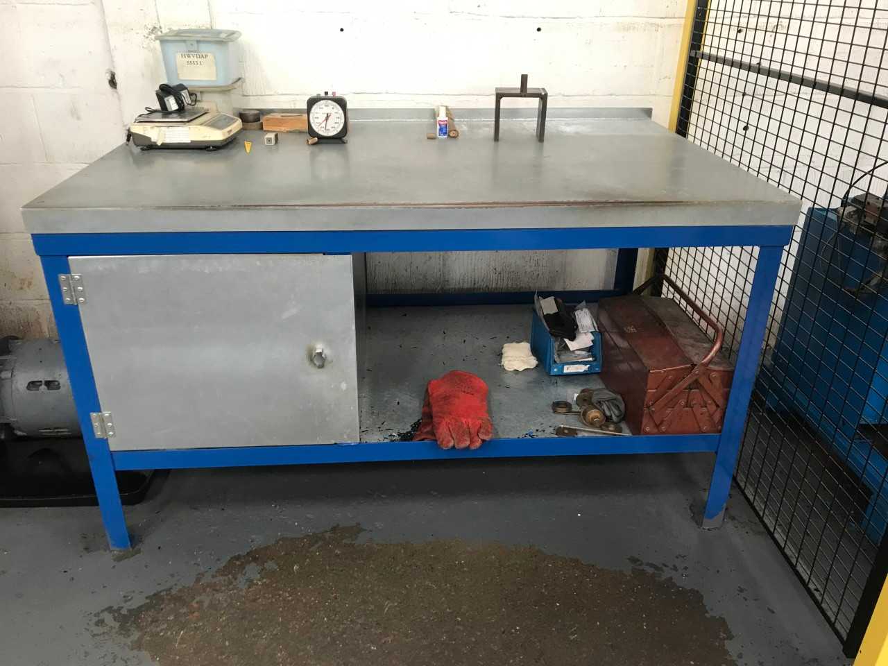Work Bench Table with tool cupboard x3 - PLANT & FACILITY EQUIPMENT