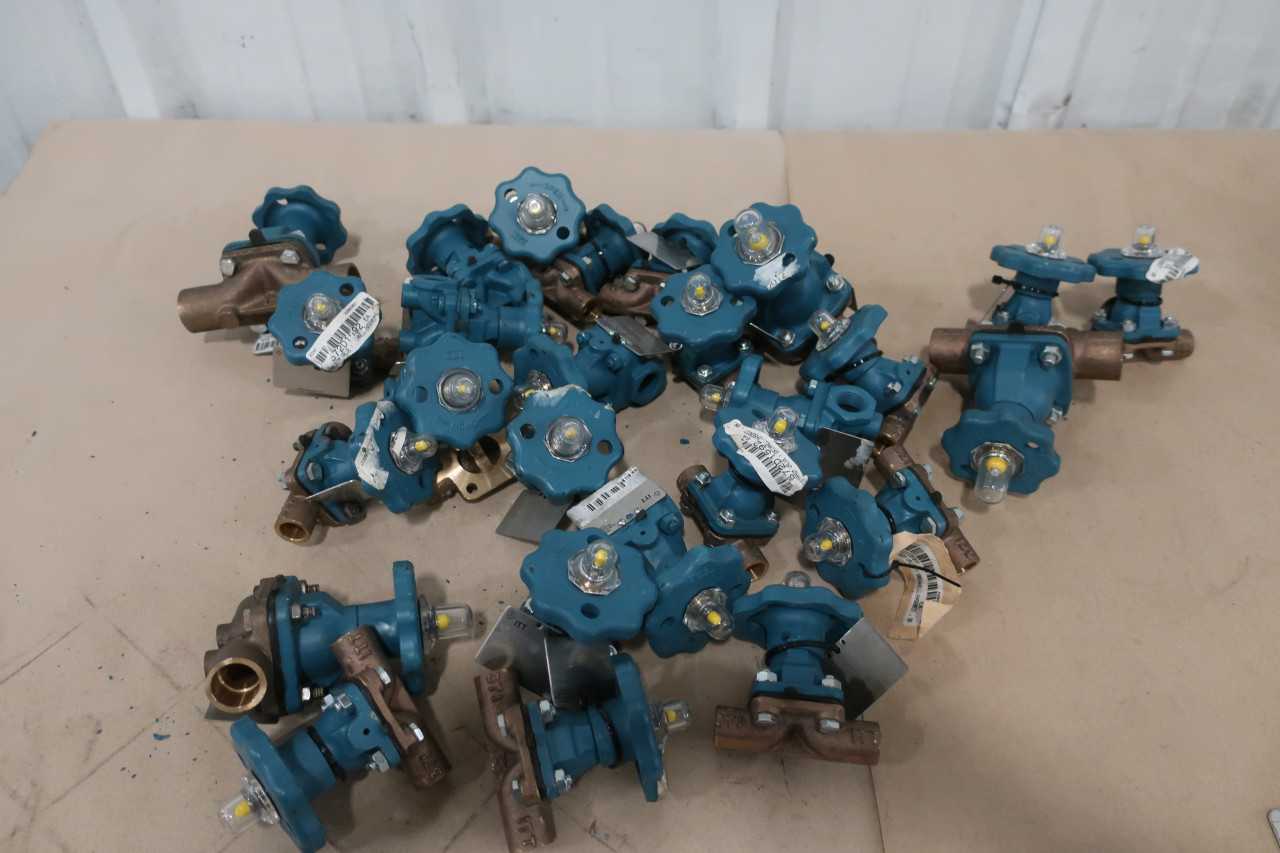 LOT OF ASSORTED ITT DIAPHRAGM VALVES - DIAPHRAGM VALVE