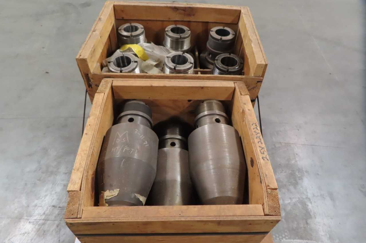 LOT OF 11 142X153ED-1 STEEL AUXILIARY TURBINE BUSHINGS - MACHINING ACCESSORIES & TOOLING