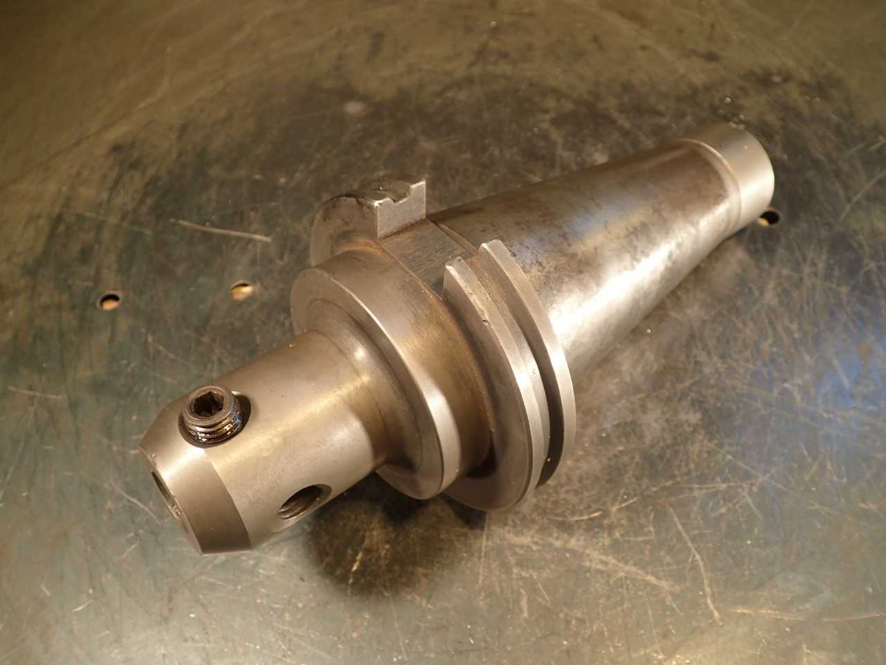 Davis 314-01223 5/8" End Mill Tool Holder: 3-3/8" Projection NMTB-50 Taper Shank - HOLEMAKING TOOLS