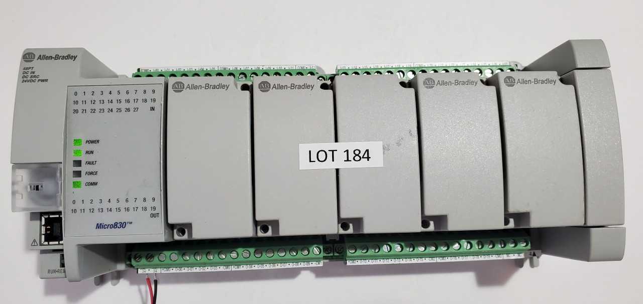 Allen Bradley Micro 830 2080-LC30-48QBB PLC - AUTOMATION & CONTROLS