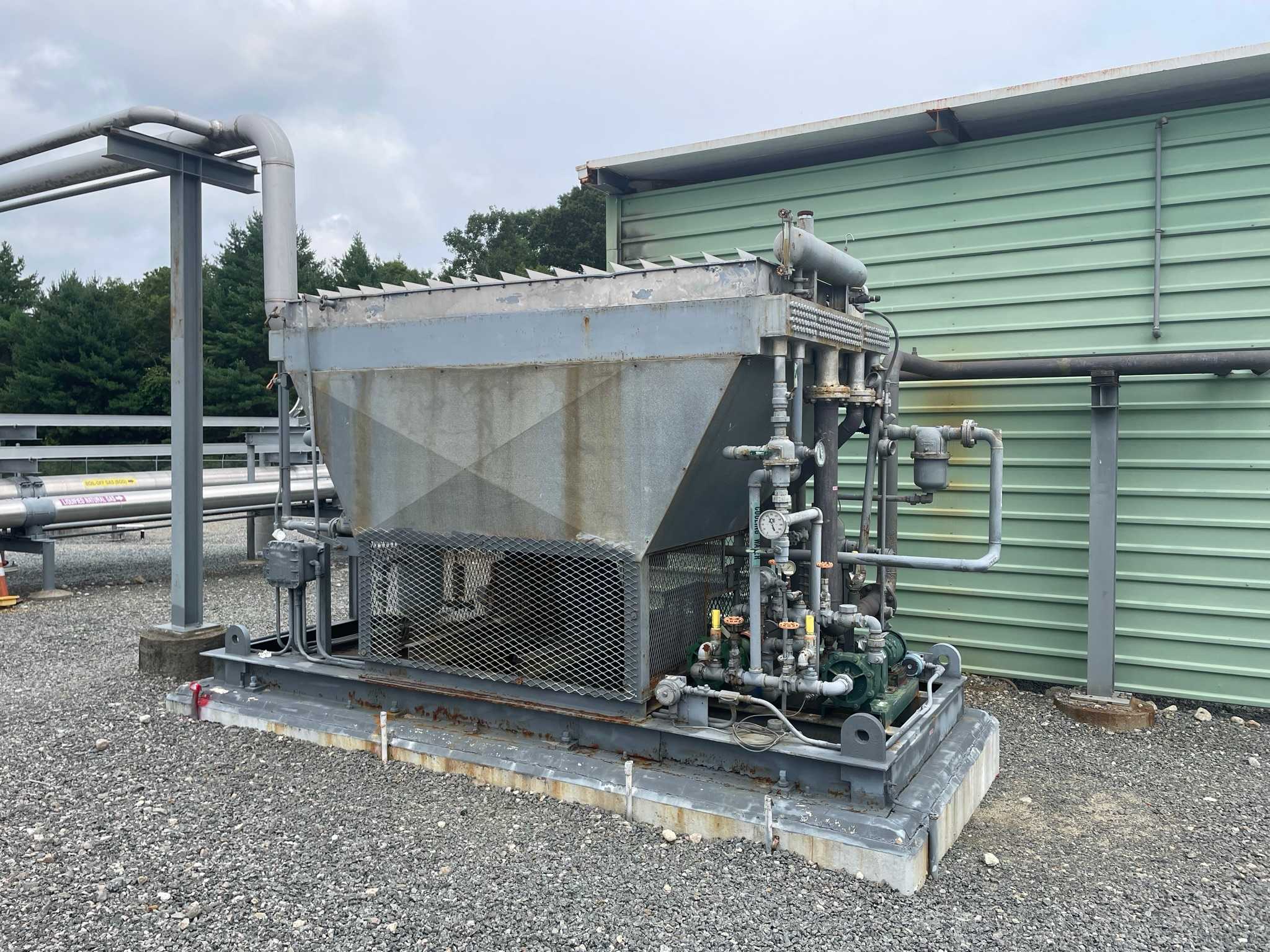 QTY 2 1970 Air-X-Changers Inc Boil-Off Gas Compressors and Fin-Fan Cooler - TEMPERATURE CONTROL COMPONENTS