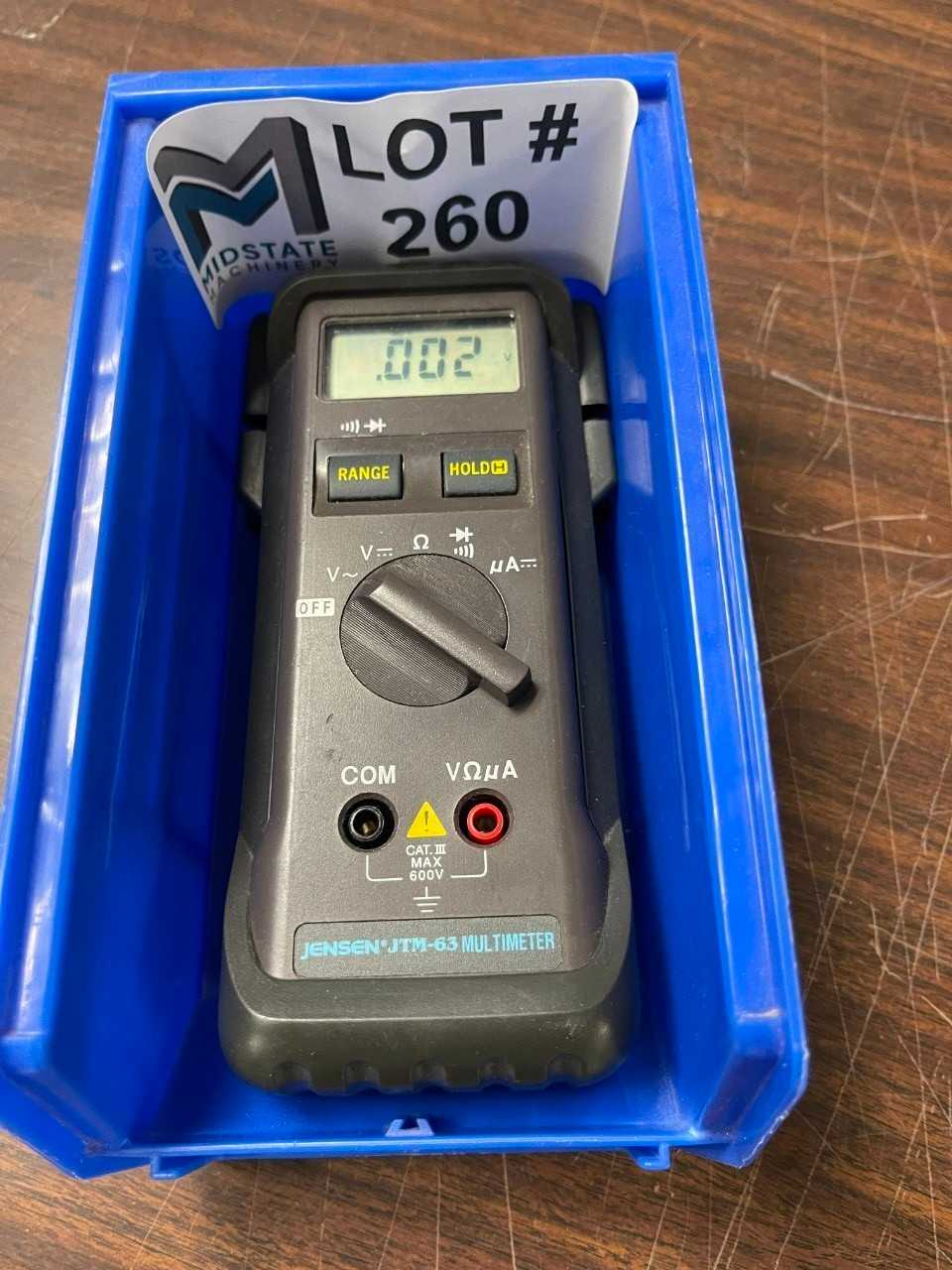 Jensen JTM-63 Multimeter - INDUSTRIAL PARTS