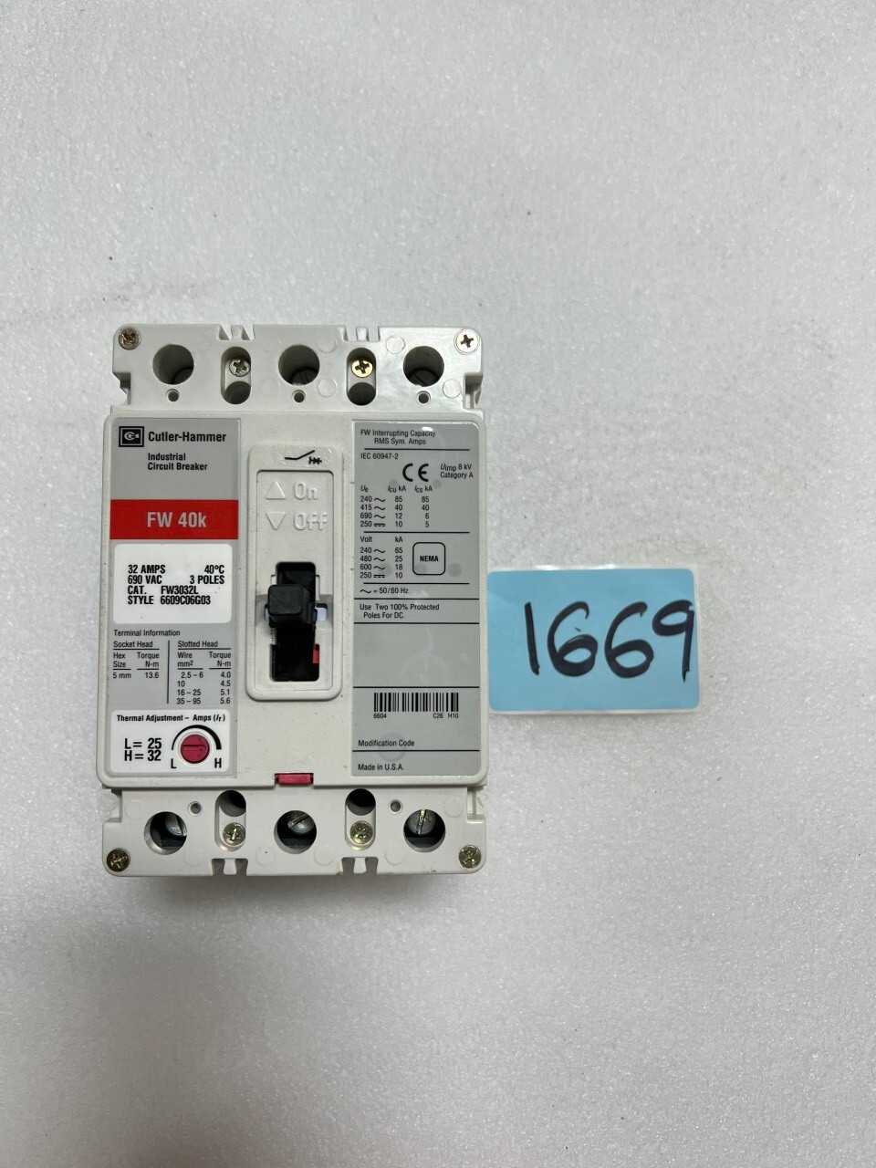 CIRCUIT BREAKER - CIRCUIT BREAKERS