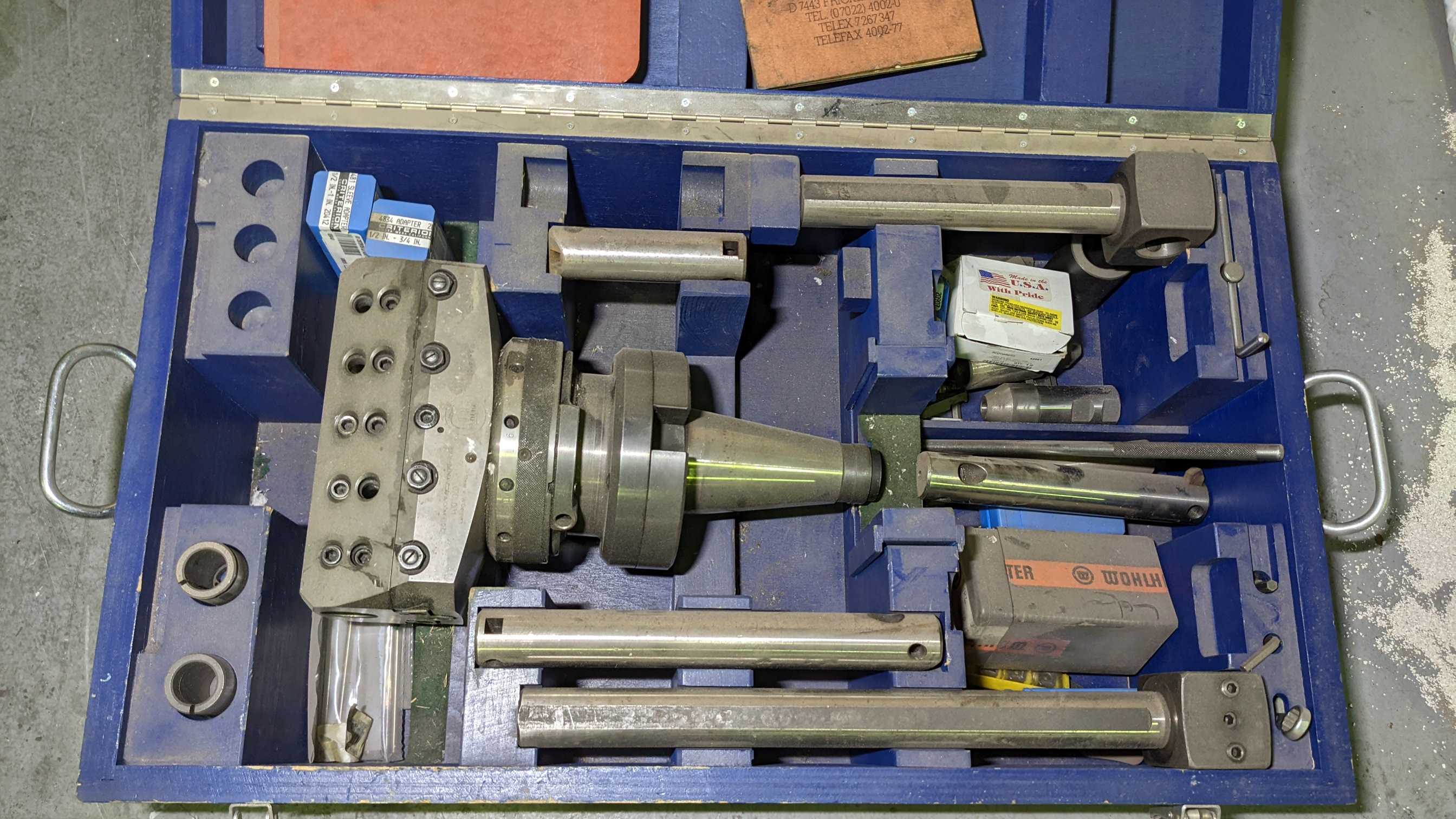 WOHLHAUPTER UNIVERSAL BORING AND FACING HEADS - MACHINING ACCESSORIES & TOOLING WOHLHAUPTER UNIVERSAL BORING AND FACING HEADS - MACHINING ACCESSORIES & TOOLING