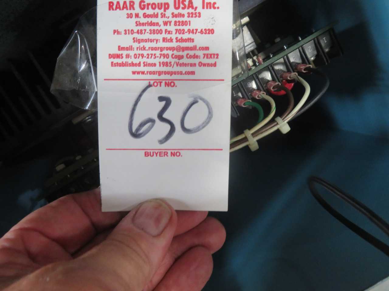 Halmar Rubicon SCR power Controller (2) Lot - MISCELLANEOUS