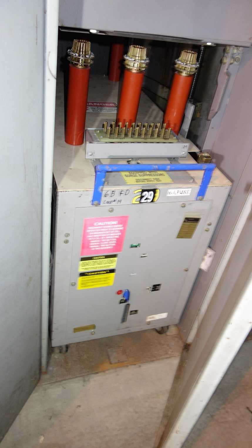 LOT OF 15 ESI 1200A 4.16KV-AC VAC U LIFT SWITCHGEAR BREAKER (DELAYED REMOVAL) - SWITCHGEAR