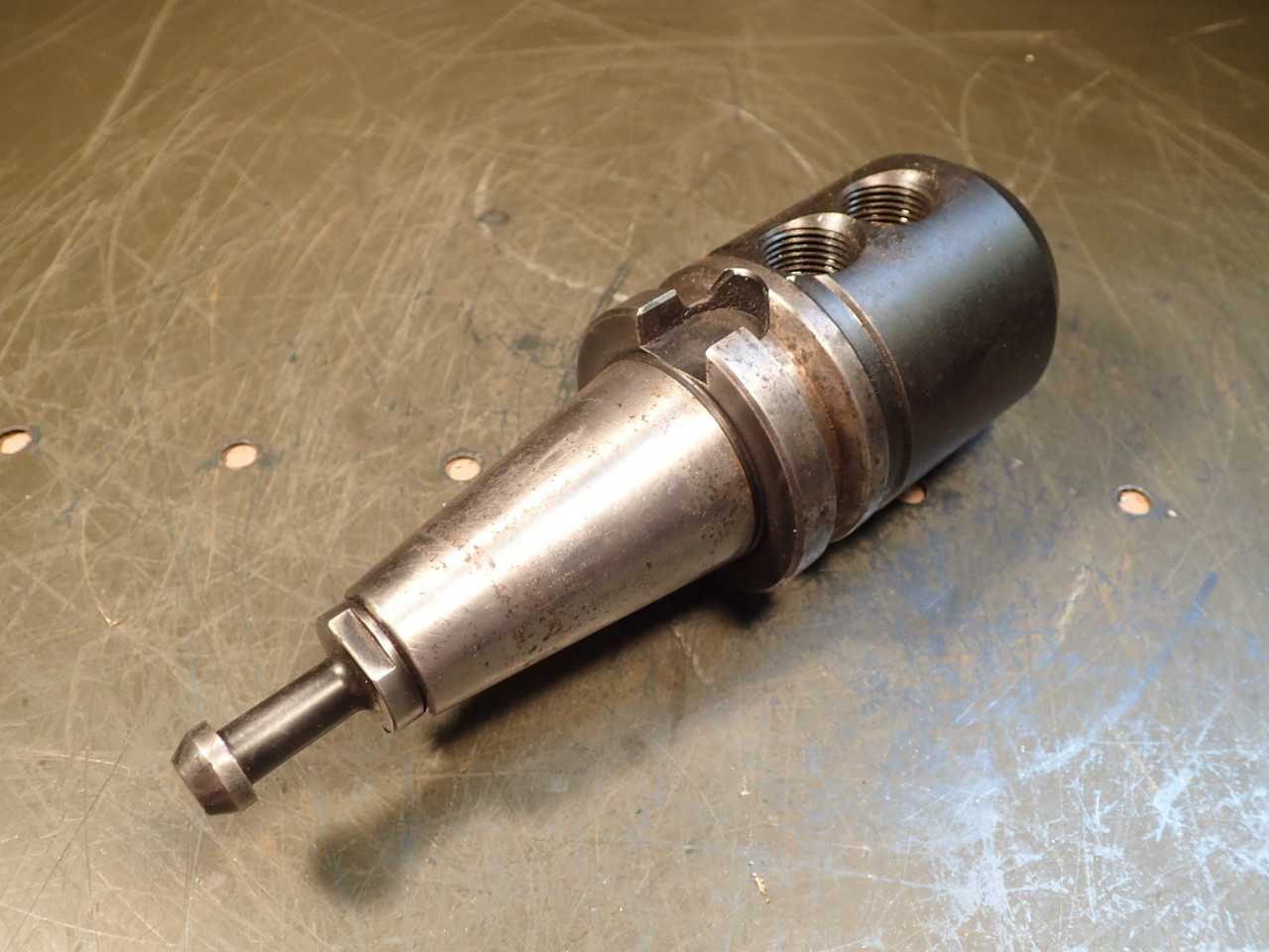 Lyndex 1-1/4" End Mill Milling Tool Holder: 90mm Projection, BT-40 Taper Shank - MACHINING ACCESSORIES & TOOLING