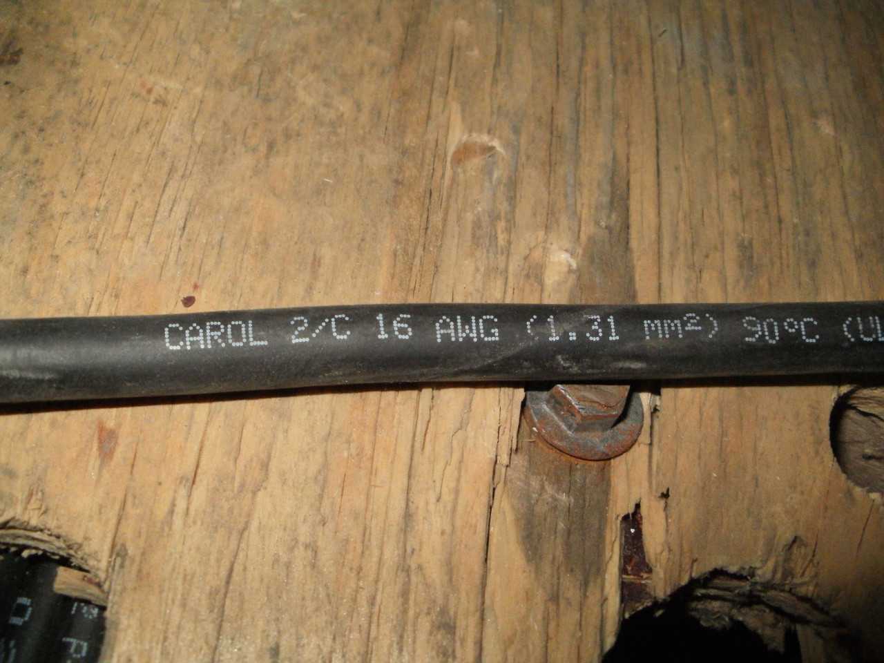 WIRE SOW16-02-LL ( 16-2C ) - ELECTRICAL COMPONENTS
