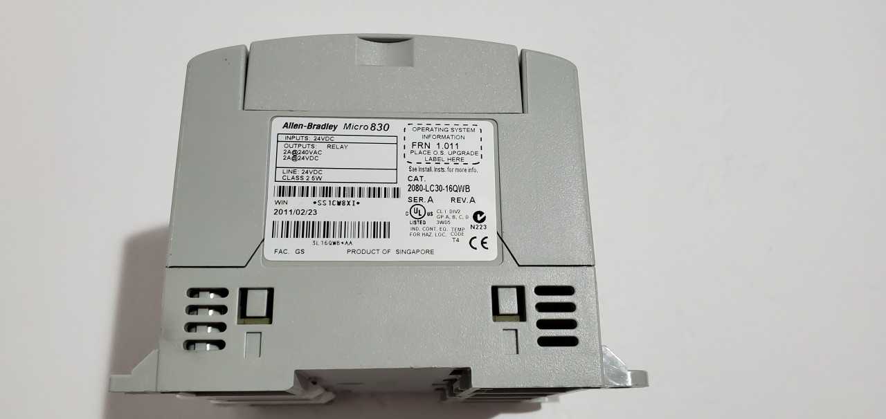 Allen Bradley Micro 830 2080-LC30-16QWB PLC - AUTOMATION & CONTROLS