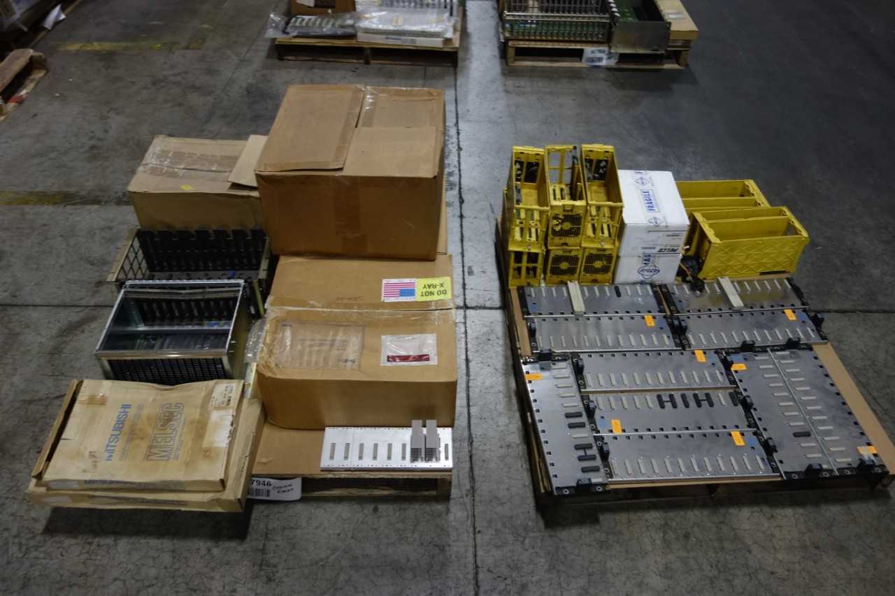 2 PALLETS OF ASSORTED CHASSIS RACKS - PALLET RACKING