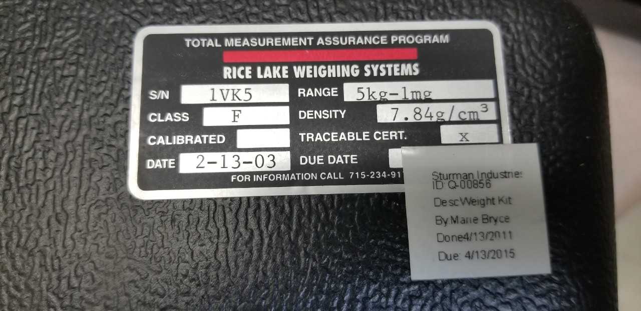 Rice Lake Precision Weighing System - PROCESS EQUIPMENT