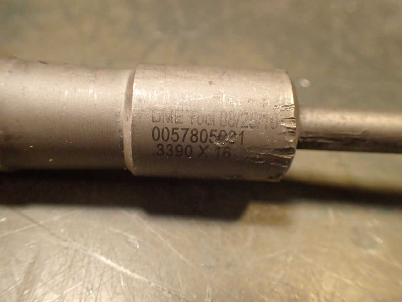 DME Tool .3390 "R" x 16" OAL Coolant Fed Deep Hole Gun Drill Carbide Tipped - MACHINING ACCESSORIES & TOOLING