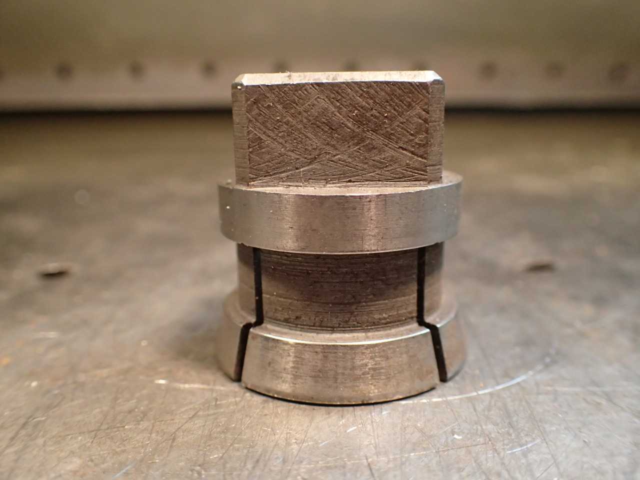 Ziegler 3LX-896C Square Drive Tap Collet: 1-1/8" FL Tool 3-TC-896 TA3-896C LX3 - HOLEMAKING TOOLS