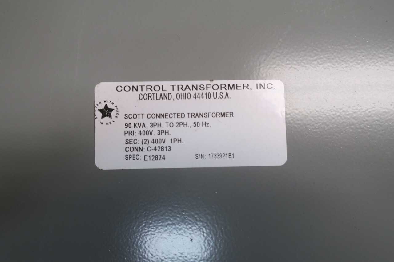 CONTROL TRANSFORMER VOLTAGE TRANSFORMER - CONTROL TRANSFORMERS